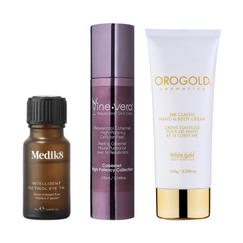 Medik8 Night Eye Serum + BONUS Orogold Hand & Body Cream & Resveratrol Cellular peel