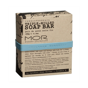 MOR Soap Bar 180g Cyclamen Tuberose - Beauty Affairs 1