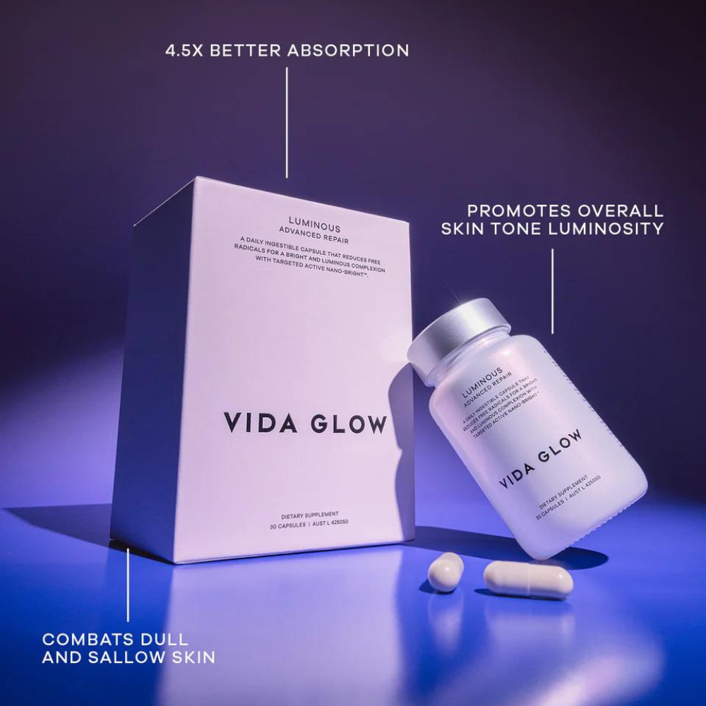 vida glow glutathione Vida Glow Luminous Capsules 30 Servings – Beauty Affairs US