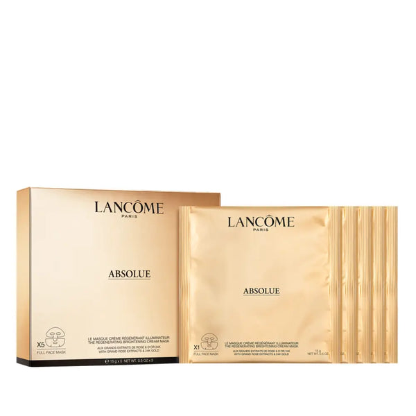 LANCOME ABSOLUE シートマスク 5枚セット Lancome Absolue Golden Cream Mask 15g x5 – Beauty Affairs US